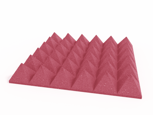 4 Inch Acoustic Foam Pyramid Style Panels - 13 Color Options SoundAssured