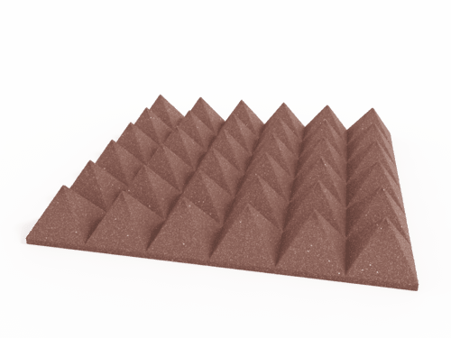 4 Inch Acoustic Foam Pyramid Style Panels - 13 Color Options SoundAssured