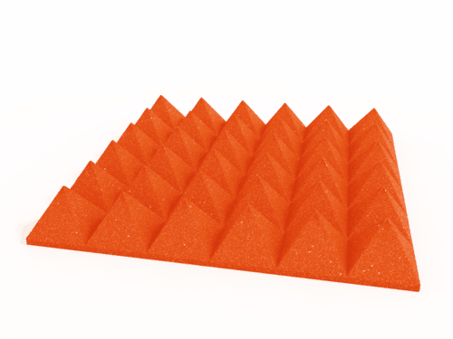 4 Inch Acoustic Foam Pyramid Style Panels - 13 Color Options SoundAssured