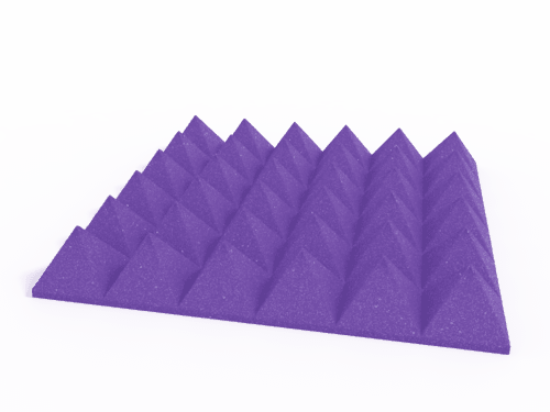 4 Inch Acoustic Foam Pyramid Style Panels - 13 Color Options SoundAssured