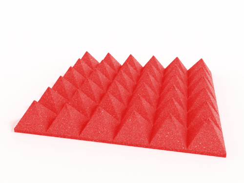 4 Inch Acoustic Foam Pyramid Style Panels - 13 Color Options SoundAssured