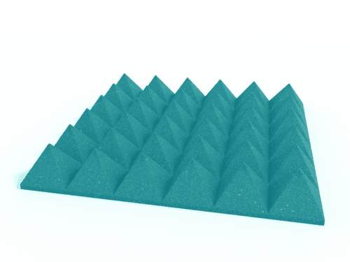 4 Inch Acoustic Foam Pyramid Style Panels - 13 Color Options SoundAssured