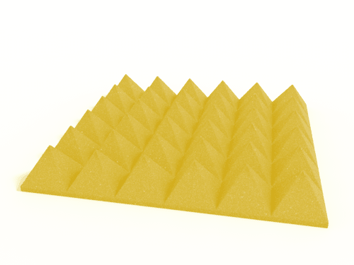 4 Inch Acoustic Foam Pyramid Style Panels - 13 Color Options SoundAssured
