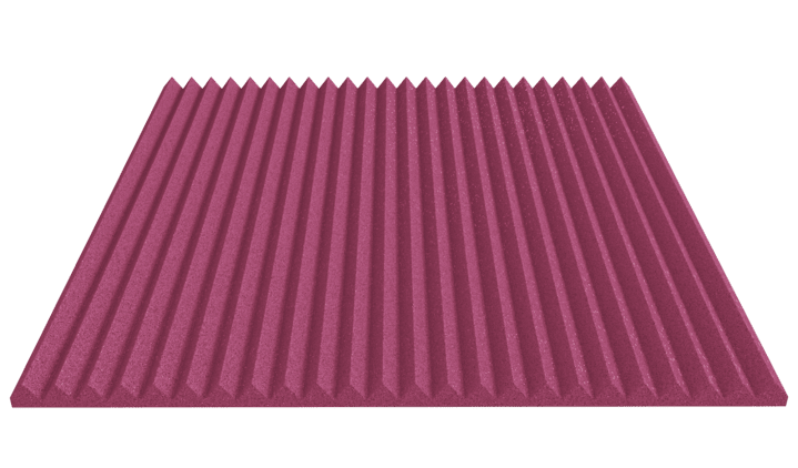 1 Inch Acoustic Foam Wedge Style Panels - 13 Color Options SoundAssured