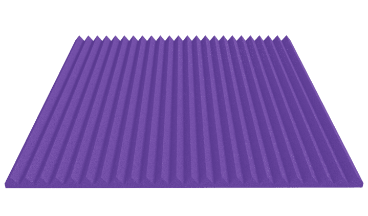 1 Inch Acoustic Foam Wedge Style Panels - 13 Color Options SoundAssured