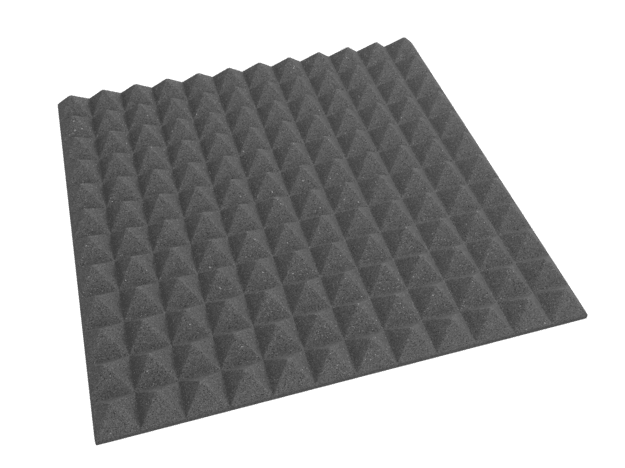 2 Inch Acoustic Foam Pyramid Style Panels - 13 Color Options SoundAssured