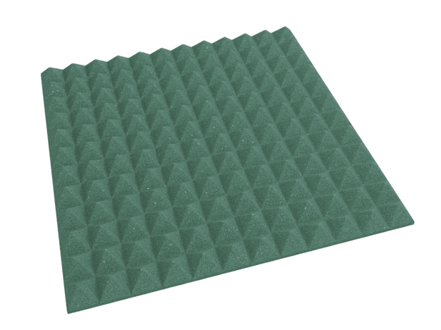 2 Inch Acoustic Foam Pyramid Style Panels - 13 Color Options SoundAssured