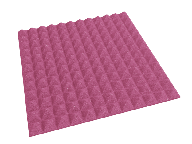 2 Inch Acoustic Foam Pyramid Style Panels - 13 Color Options SoundAssured