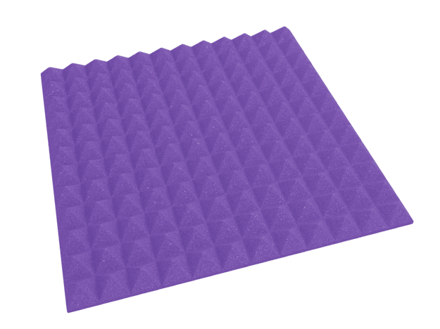 2 Inch Acoustic Foam Pyramid Style Panels - 13 Color Options SoundAssured