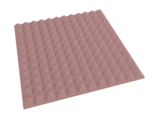 2 Inch Acoustic Foam Pyramid Style Panels - 13 Color Options SoundAssured