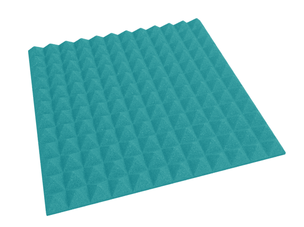 2 Inch Acoustic Foam Pyramid Style Panels - 13 Color Options SoundAssured