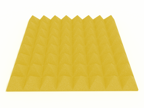 3 Inch Acoustic Foam Pyramid Style Panels - 13 Color Options SoundAssured