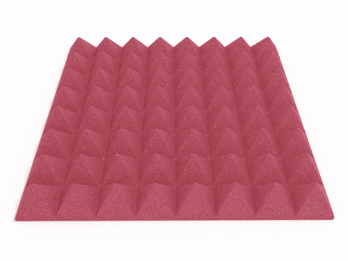 3 Inch Acoustic Foam Pyramid Style Panels - 13 Color Options SoundAssured
