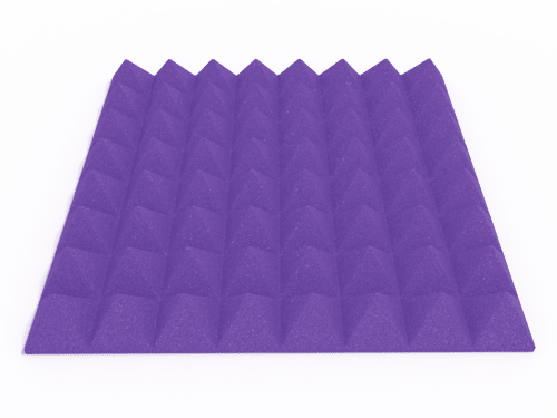 3 Inch Acoustic Foam Pyramid Style Panels - 13 Color Options SoundAssured