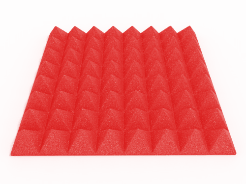 3 Inch Acoustic Foam Pyramid Style Panels - 13 Color Options SoundAssured