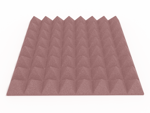 3 Inch Acoustic Foam Pyramid Style Panels - 13 Color Options SoundAssured