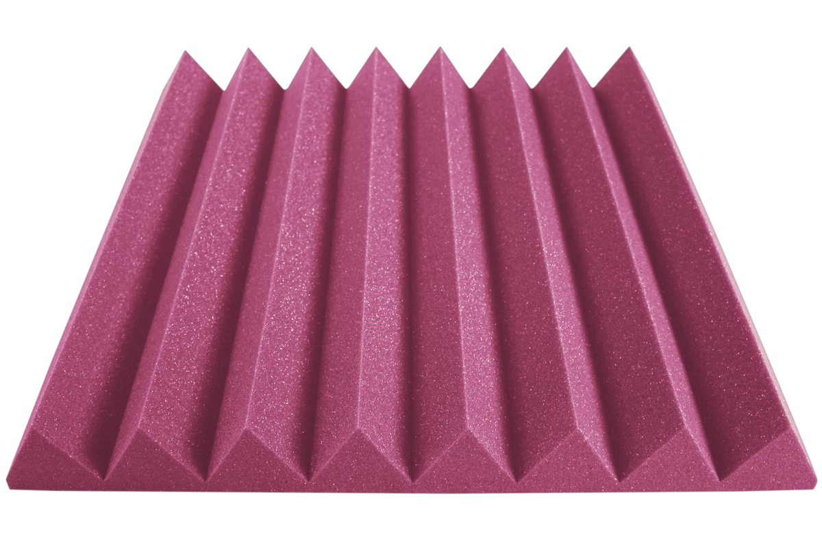 3 Inch Acoustic Foam Wedge Style Panels - 13 Color Options SoundAssured