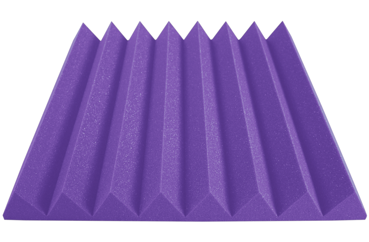 3 Inch Acoustic Foam Wedge Style Panels - 13 Color Options SoundAssured