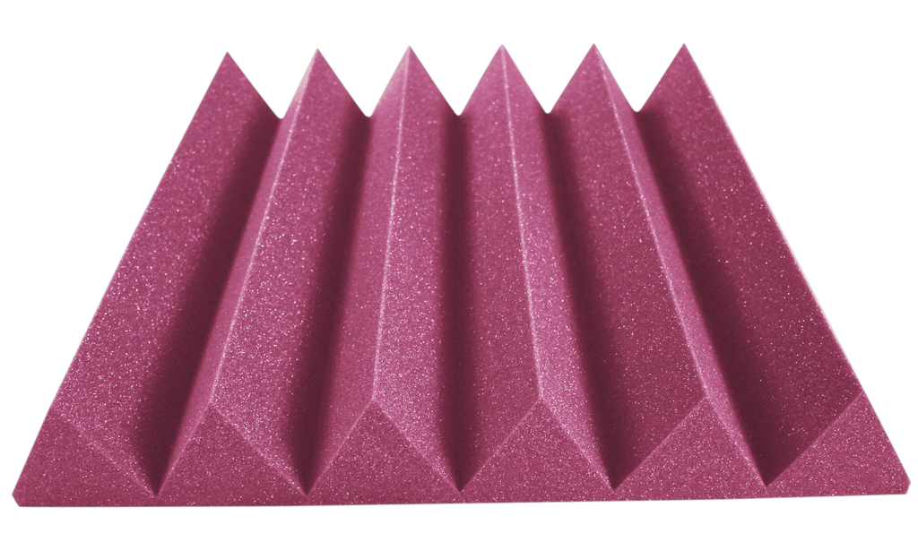 4 Inch Acoustic Foam Wedge Style Panels - 13 Color Options SoundAssured