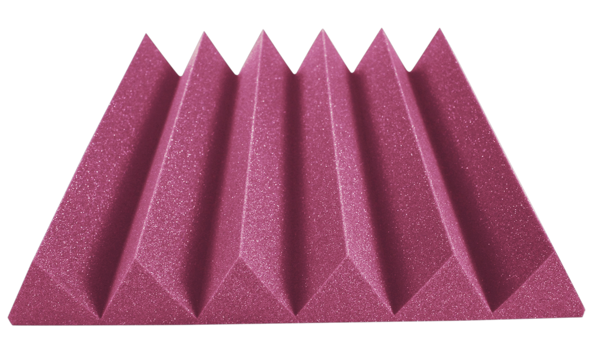 4 Inch Acoustic Foam Wedge Style Panels - 13 Color Options SoundAssured