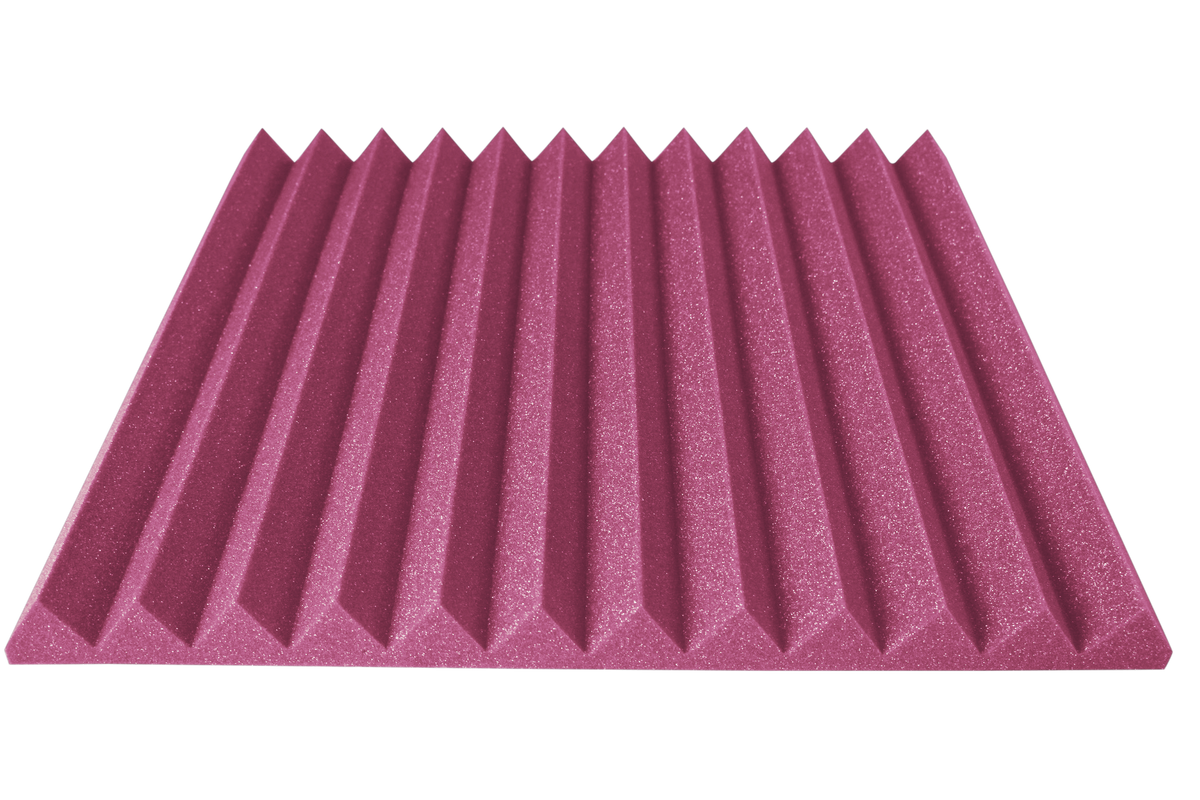 2 Inch Acoustic Foam Wedge Style Panels - 13 Color Options SoundAssured