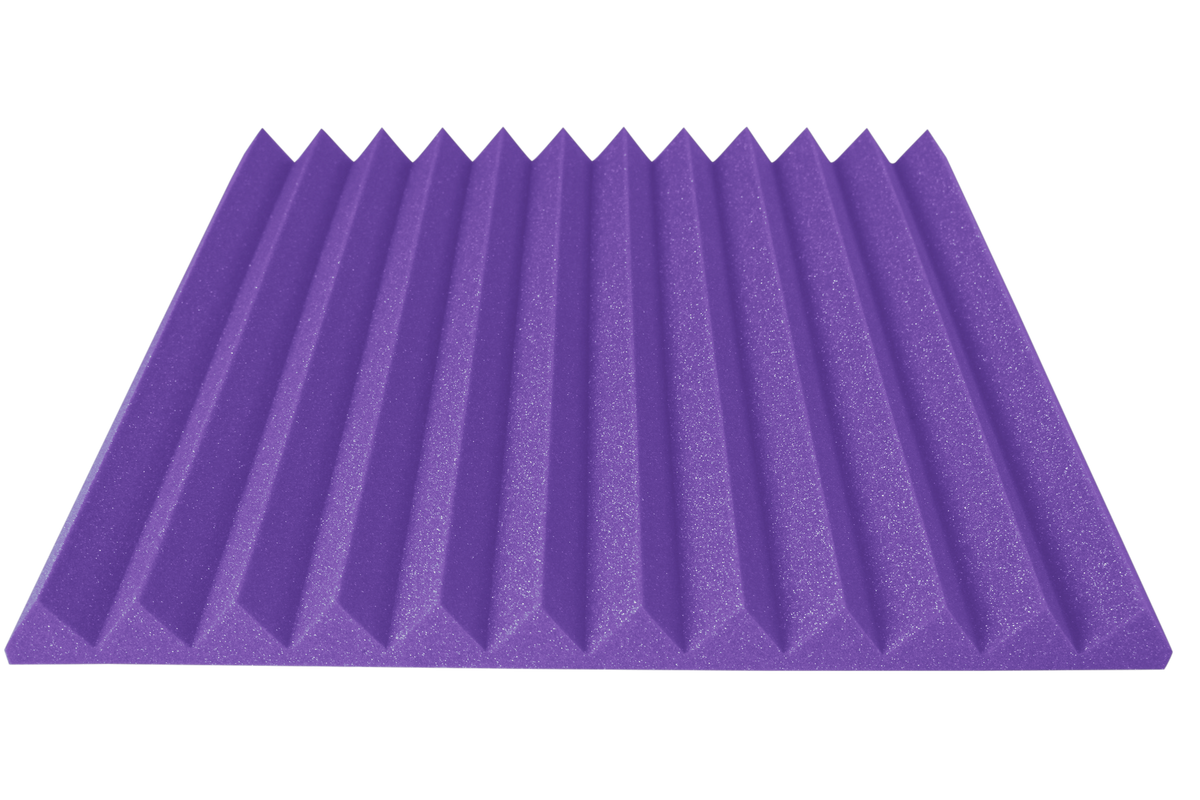 2 Inch Acoustic Foam Wedge Style Panels - 13 Color Options SoundAssured