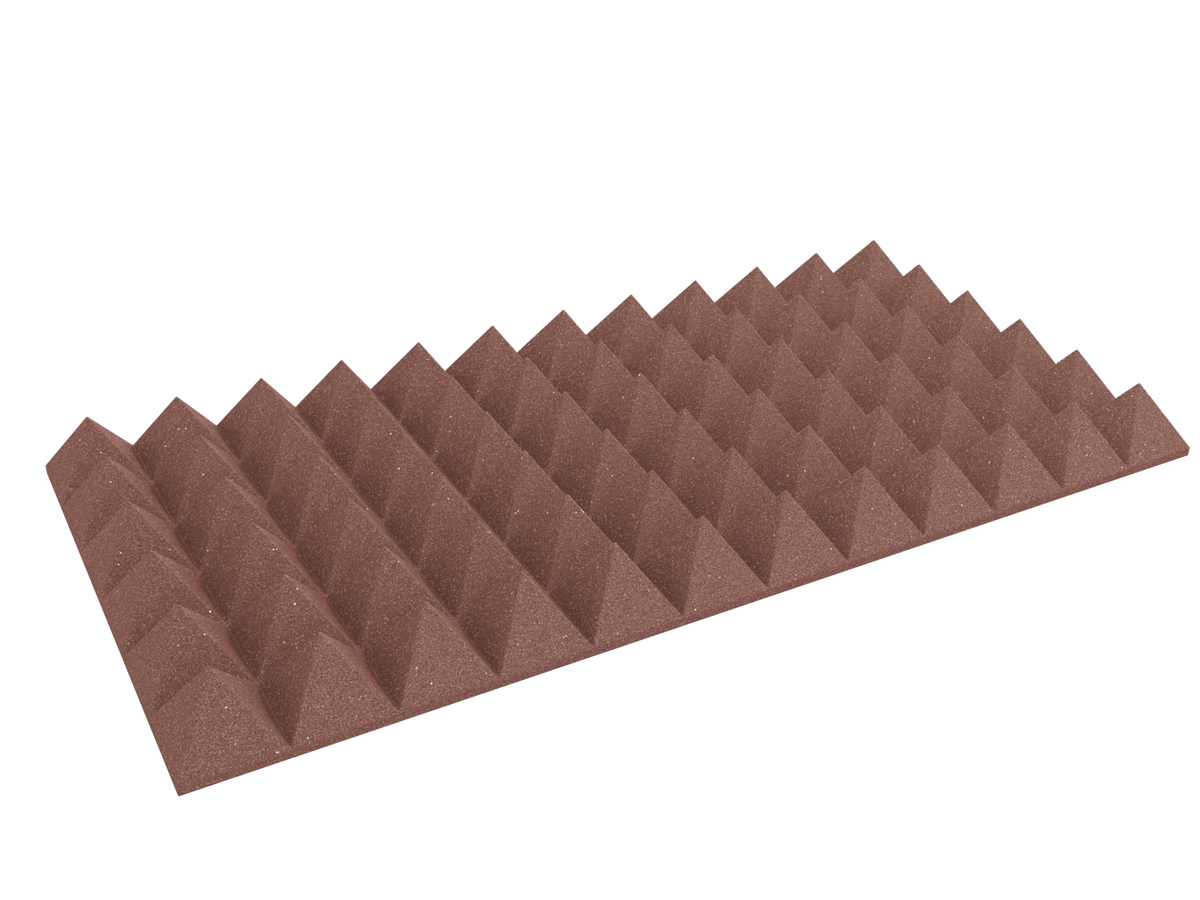 4 Inch Acoustic Foam Pyramid Style Panels - 13 Color Options SoundAssured