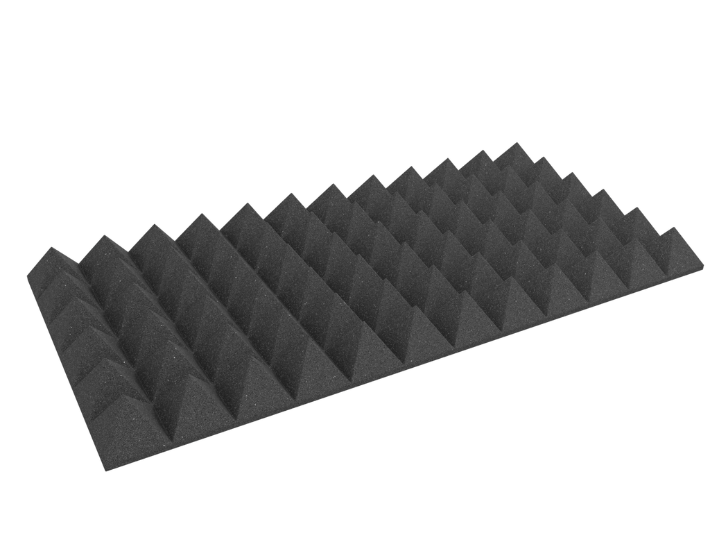 4 Inch Acoustic Foam Pyramid Style Panels - 13 Color Options SoundAssured