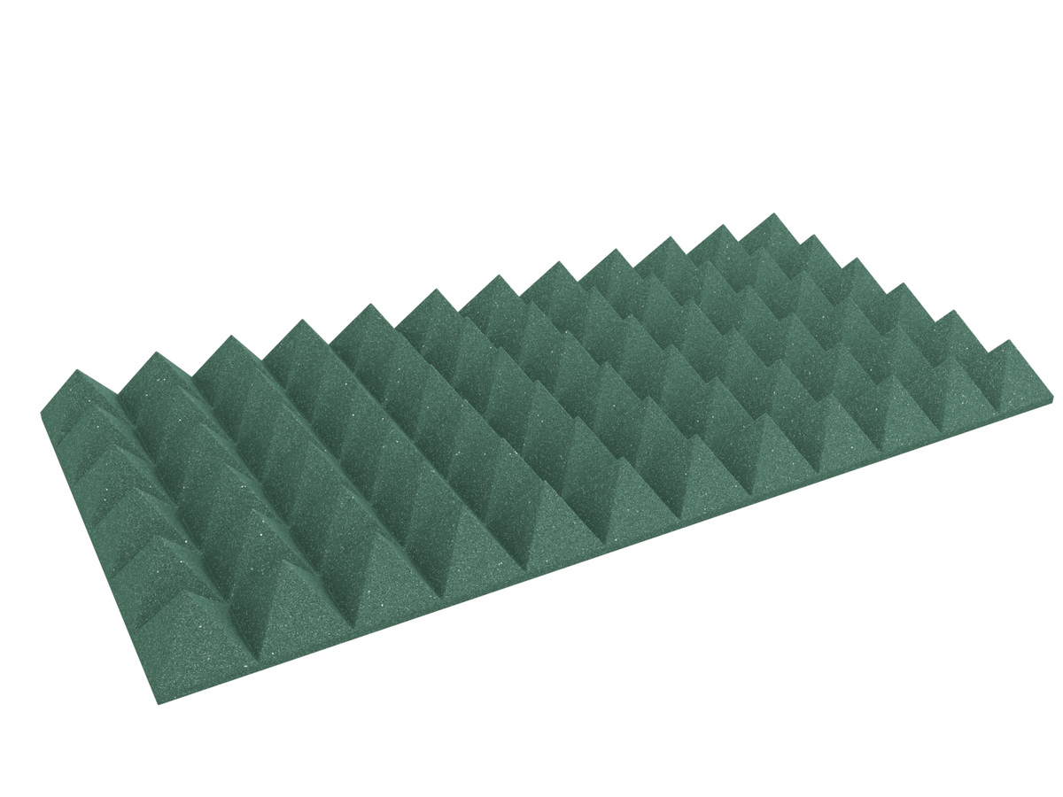 4 Inch Acoustic Foam Pyramid Style Panels - 13 Color Options SoundAssured