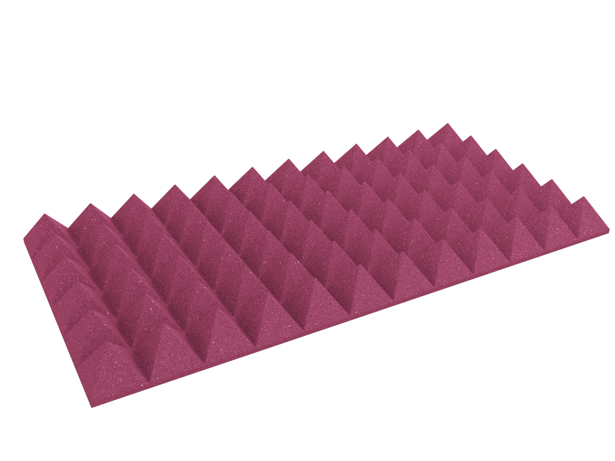 4 Inch Acoustic Foam Pyramid Style Panels - 13 Color Options SoundAssured