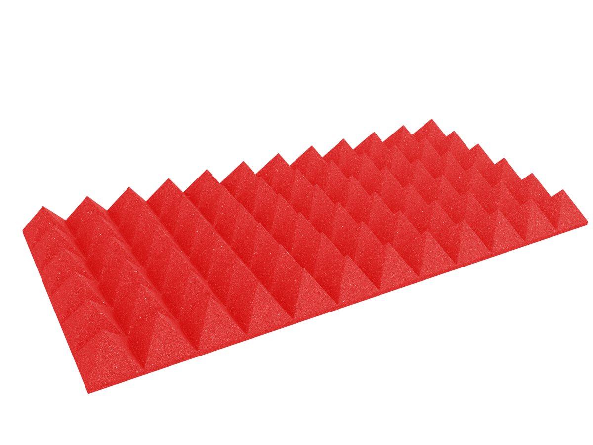 4 Inch Acoustic Foam Pyramid Style Panels - 13 Color Options SoundAssured