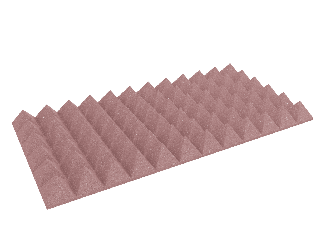 4 Inch Acoustic Foam Pyramid Style Panels - 13 Color Options SoundAssured