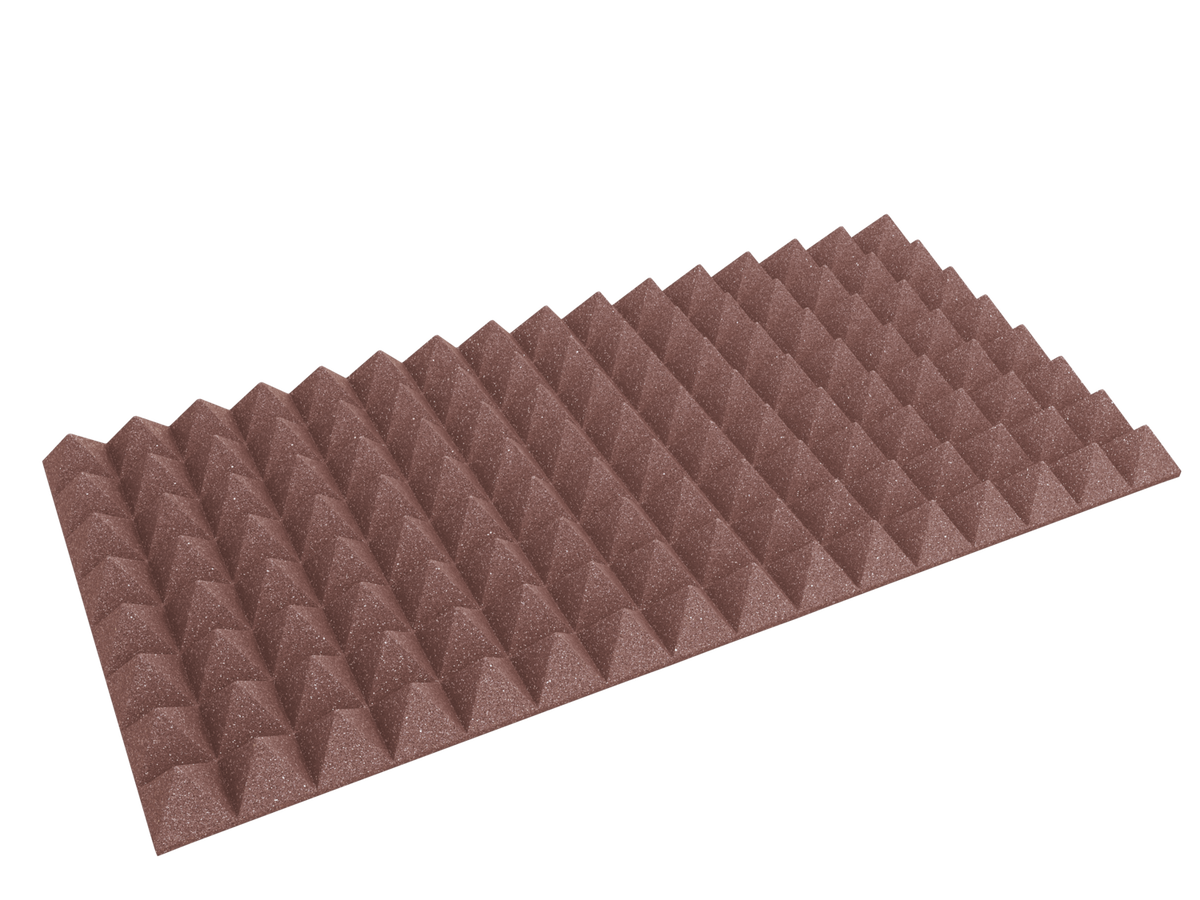 3 Inch Acoustic Foam Pyramid Style Panels - 13 Color Options SoundAssured