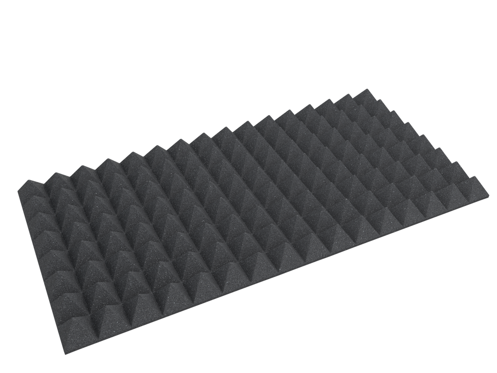 3 Inch Acoustic Foam Pyramid Style Panels - 13 Color Options SoundAssured
