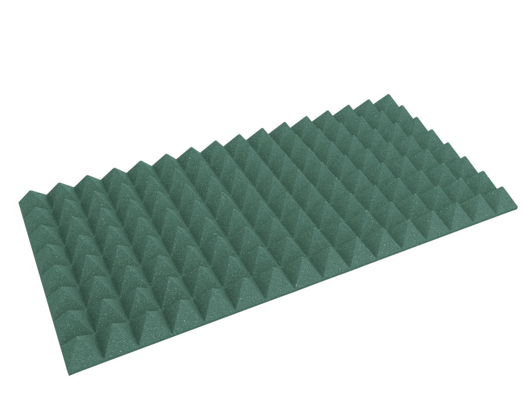 3 Inch Acoustic Foam Pyramid Style Panels - 13 Color Options SoundAssured