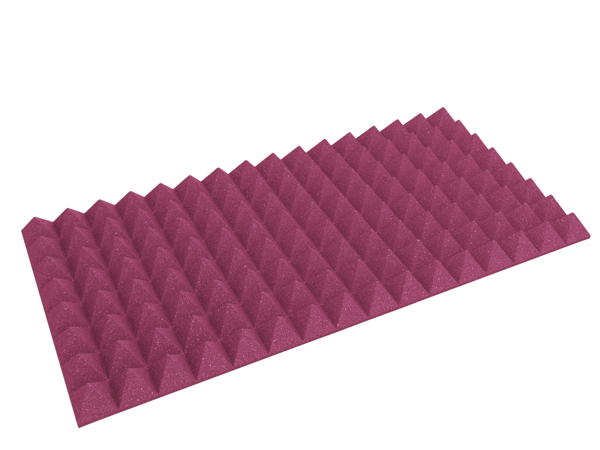 3 Inch Acoustic Foam Pyramid Style Panels - 13 Color Options SoundAssured