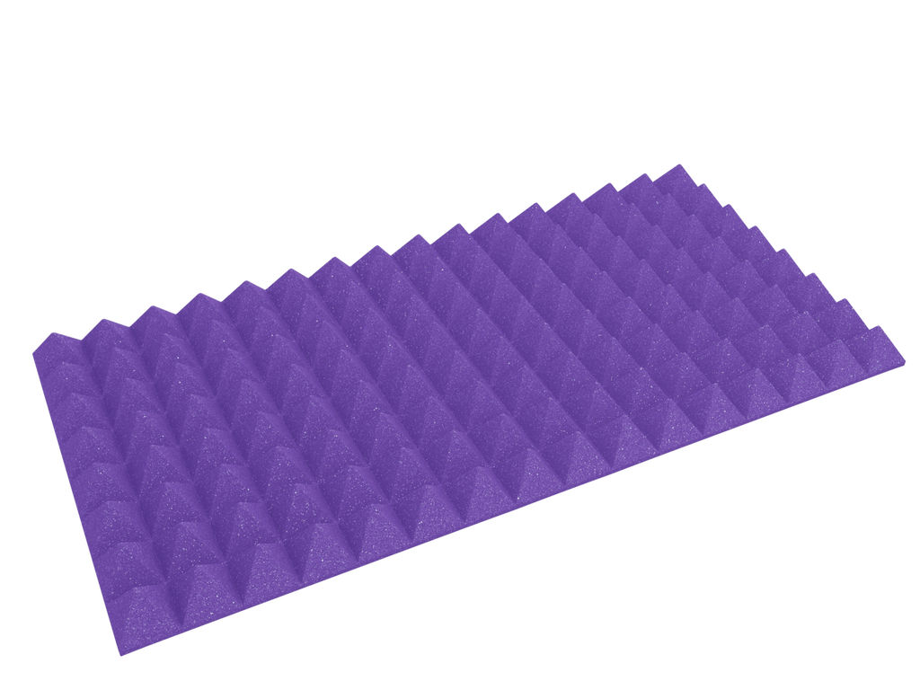 3 Inch Acoustic Foam Pyramid Style Panels - 13 Color Options SoundAssured