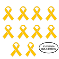 5/10/25/100 Pack Childhood Cancer Gold Ribbon Awareness Pins The Awareness Company
