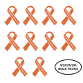 5/10/25/100 Pack Multiple Sclerosis Awareness Orange Ribbon Pins The Awareness Company
