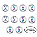 5/10/25/100 Pack Circle Suicide Awareness & Prevention Pins The Awareness Company