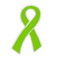 Large Flat Lime Green Ribbon Pins The Awareness Company