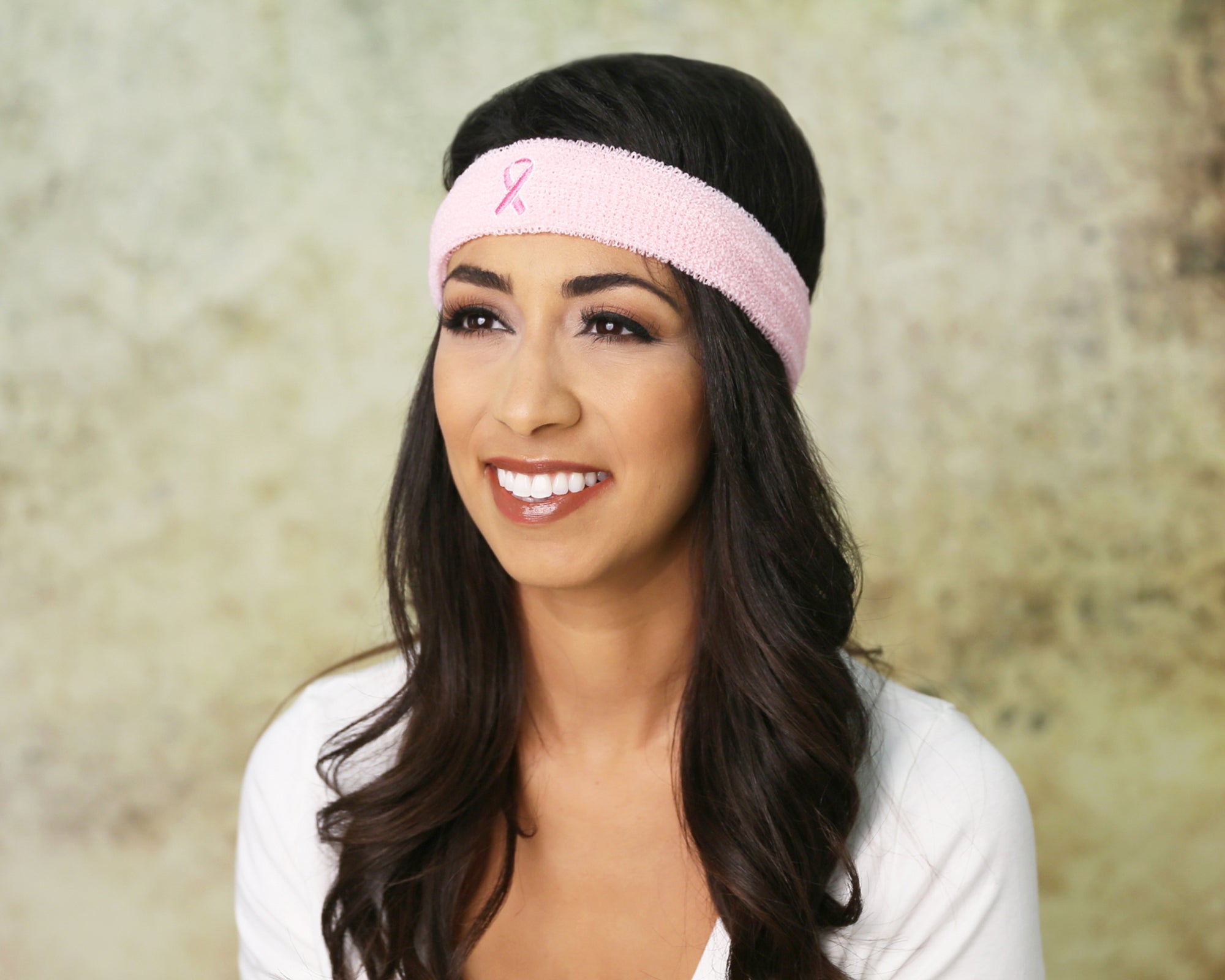 10 Pack Pink Ribbon Sport Headbands The Awareness Company