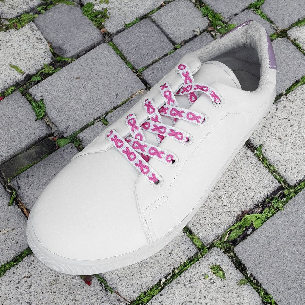 10 Pairs Breast Cancer Pink Ribbon Shoelaces The Awareness Company