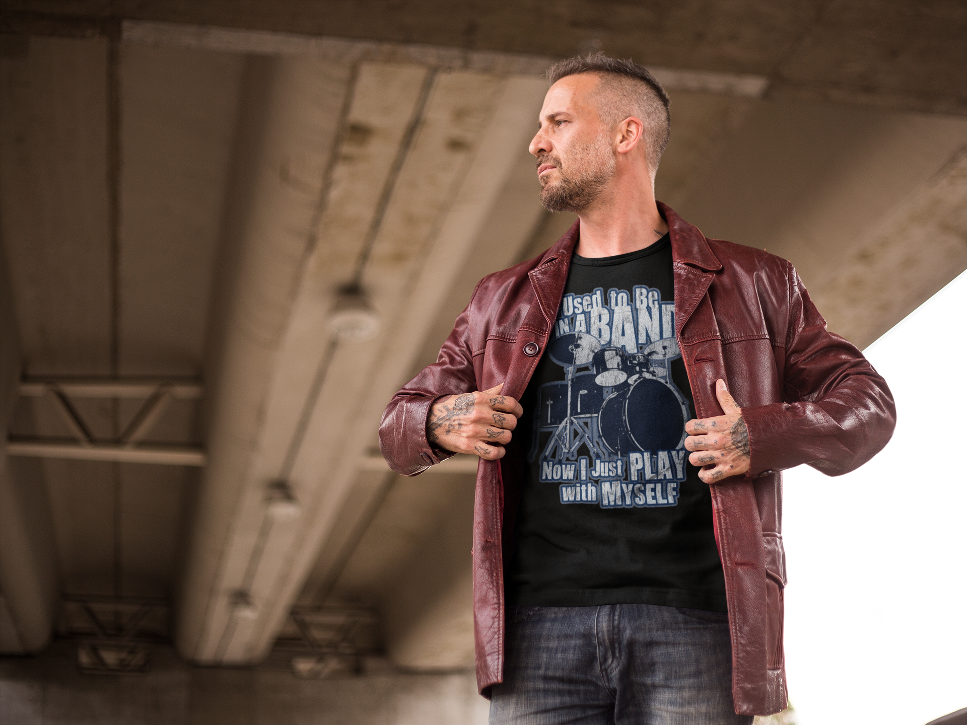 Play With Myself - Music & Band Themed T-Shirt Taboo