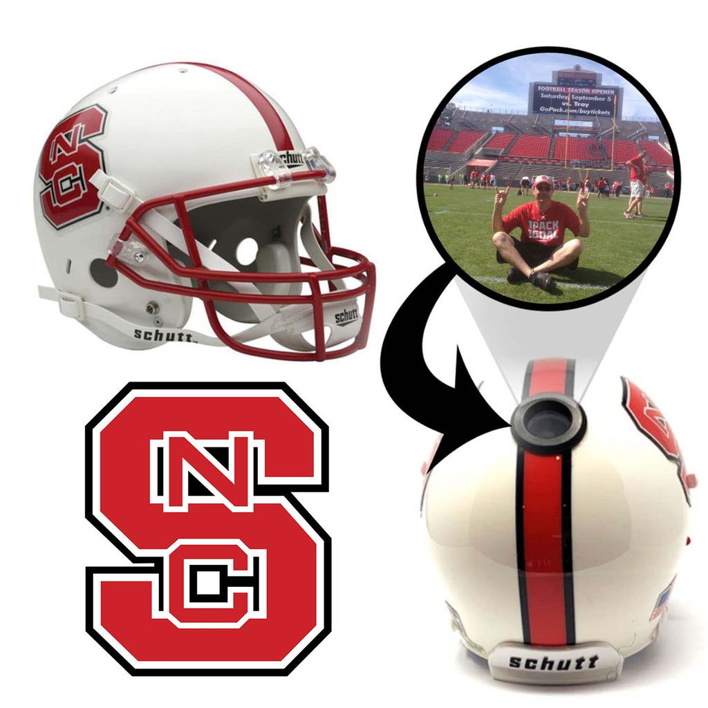 NC State Wolfpack College Football Collectible Mini Helmet - Picture Inside Fanz Collectibles