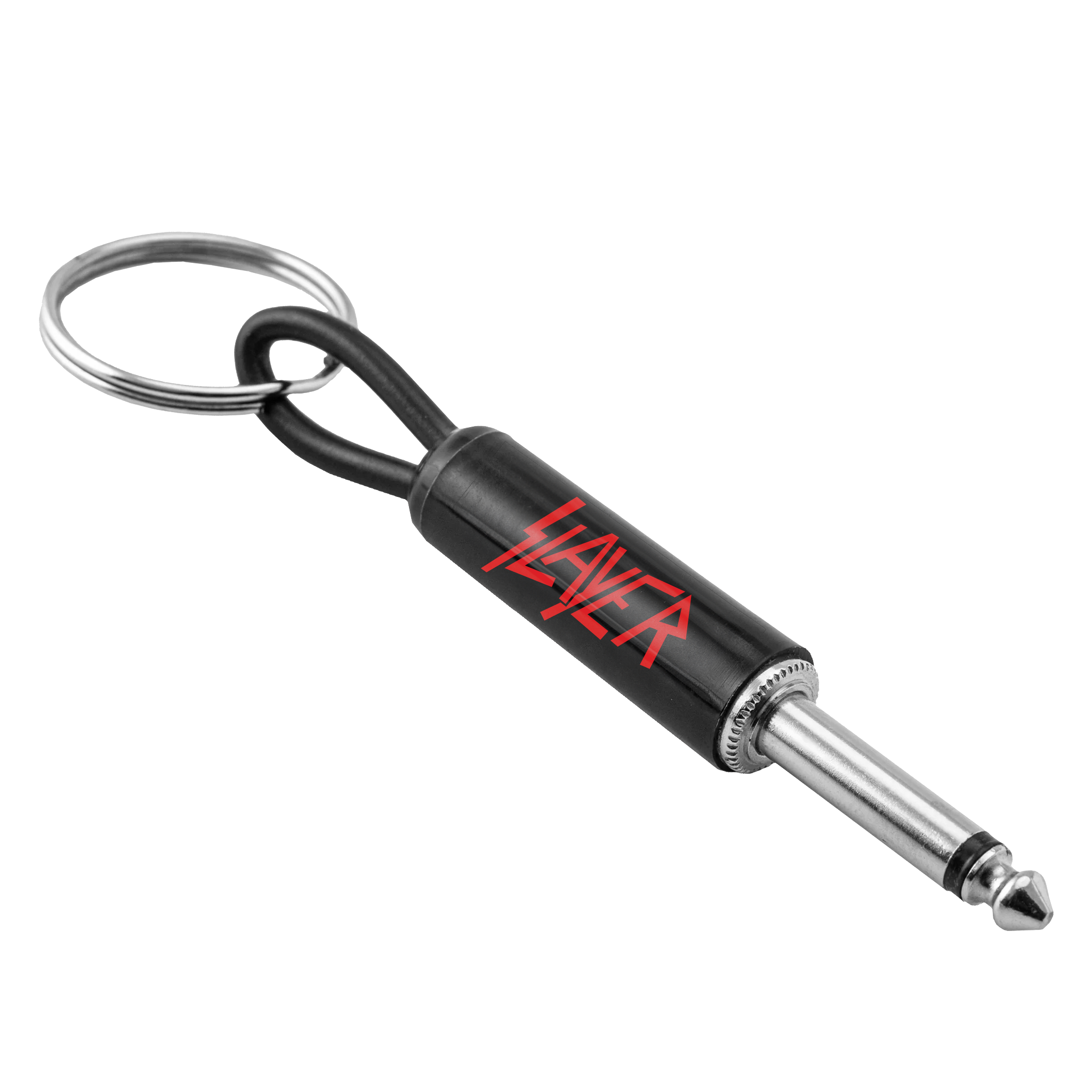 Slayer Red Logo Plug Keychain Pluginz Keychains