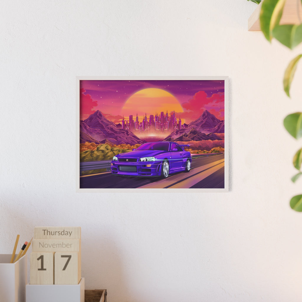 Nissan Skyline GT-R Poster Desksmith