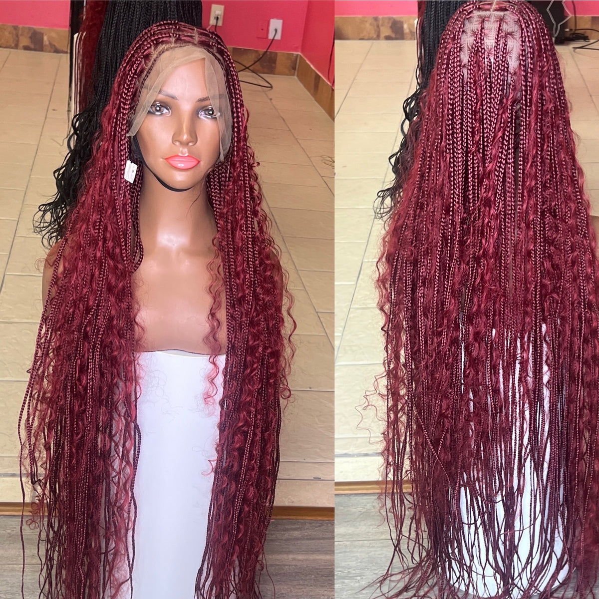 BOHO Knotless Braided wig HOL stores