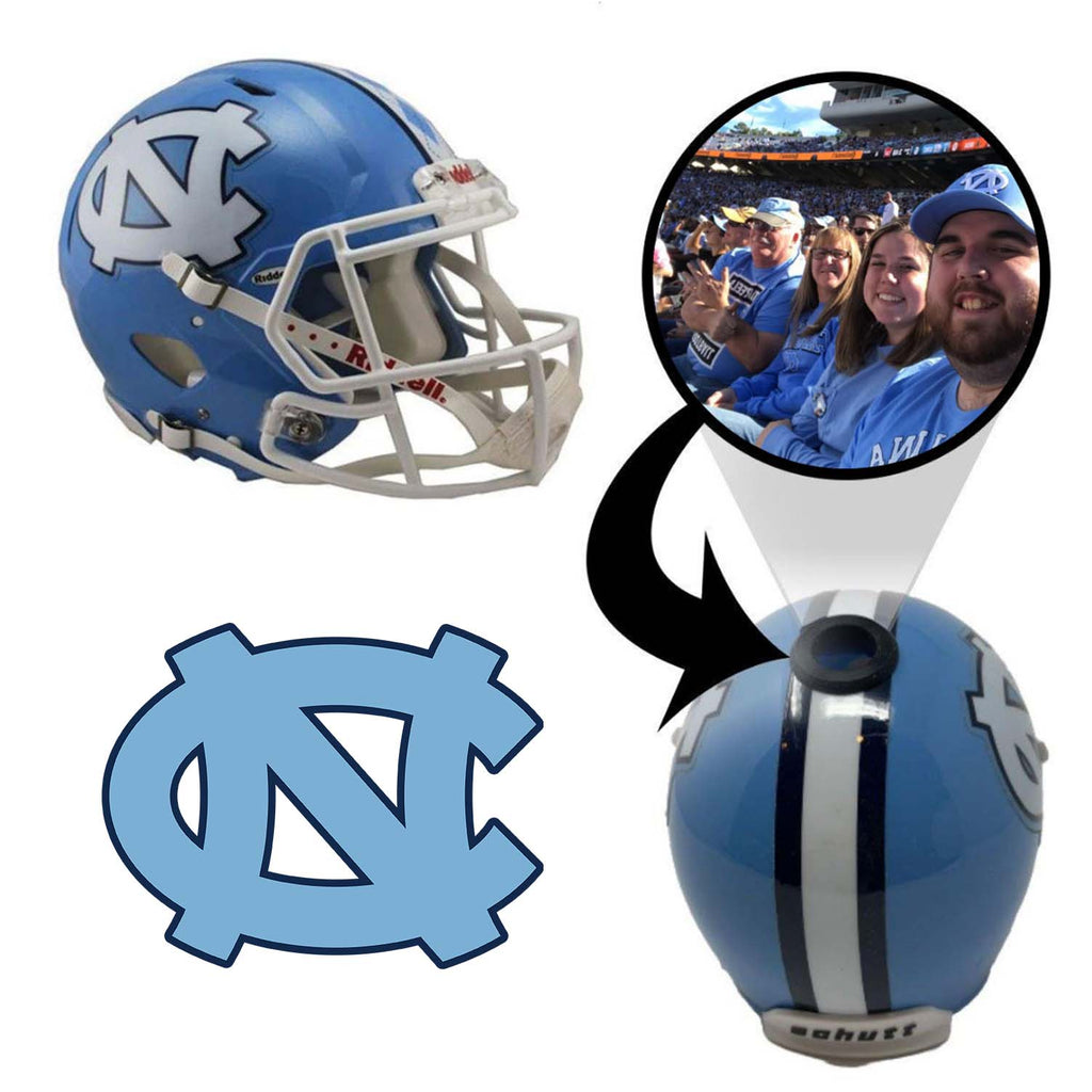 North Carolina Tar Heels College Football Collectible Mini Helmet - Picture Inside - FANZ Collectibles Fanz Collectibles