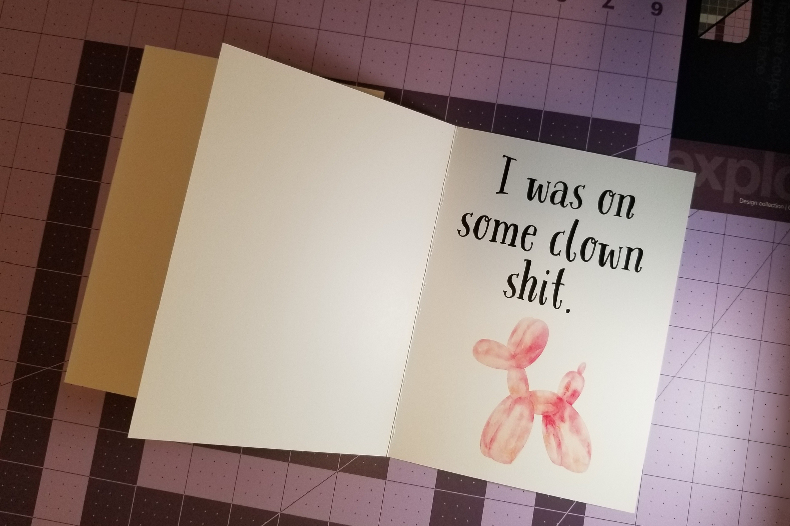 I'm Sorry | Blunt Apology | Greeting Card Black Magic Social Club